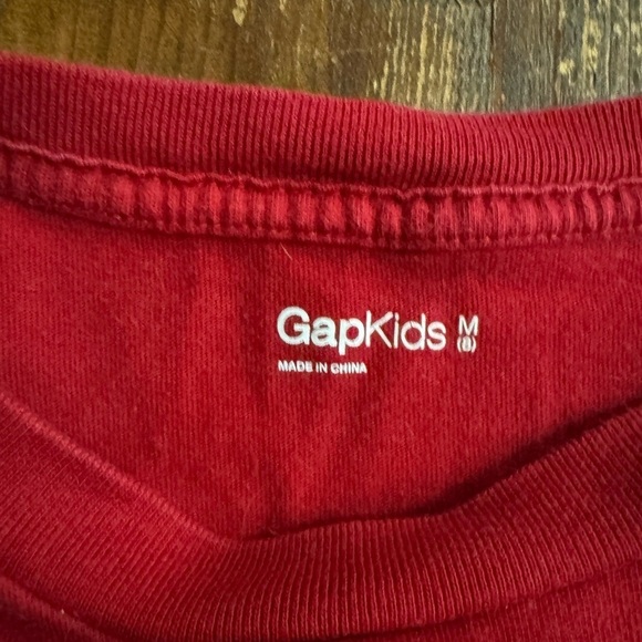 GAP Red Long Sleeve Tee - Picture 3 of 4